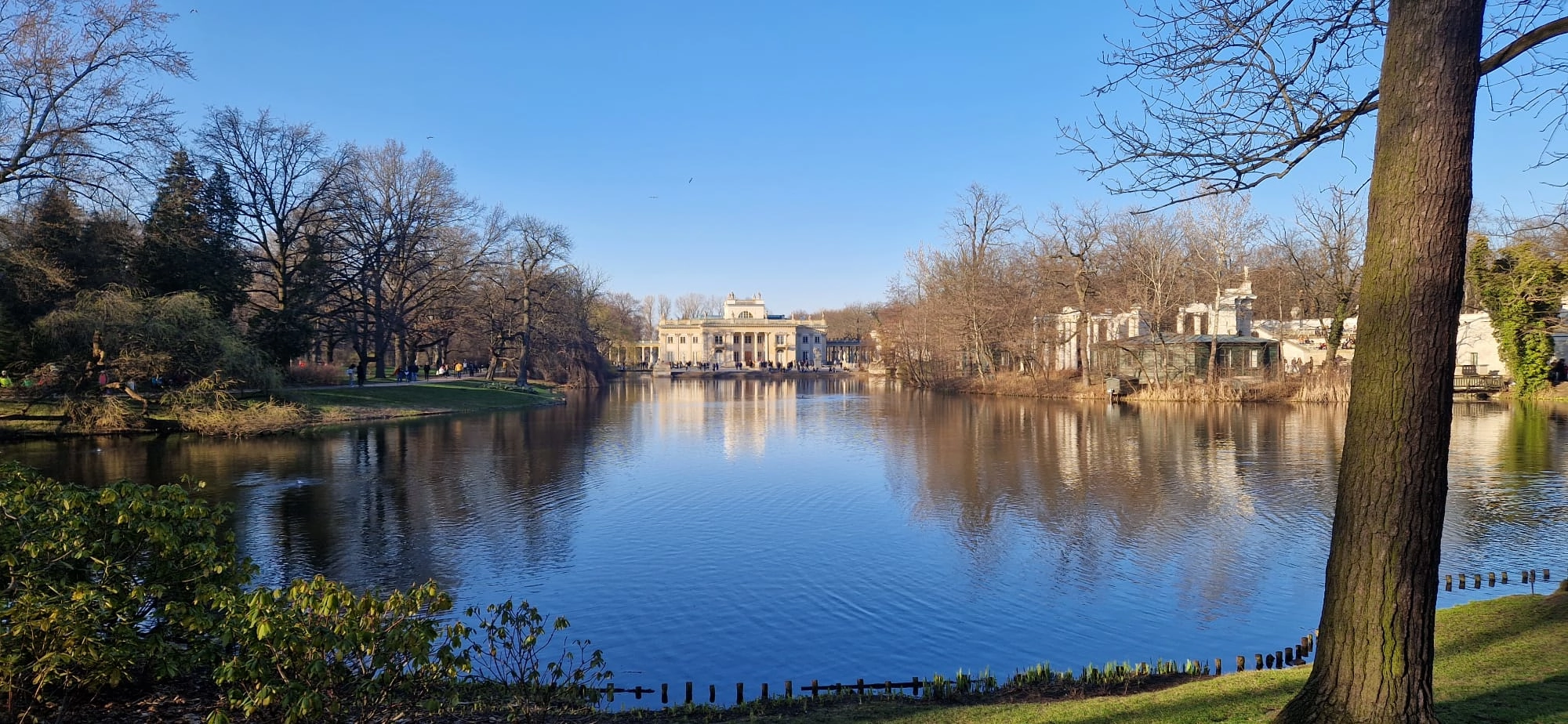 Łazienki Park in Warsaw