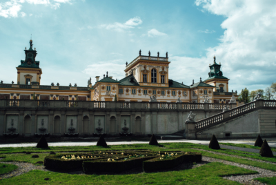 The Old Antique Palace of Wilanów in Warsaw